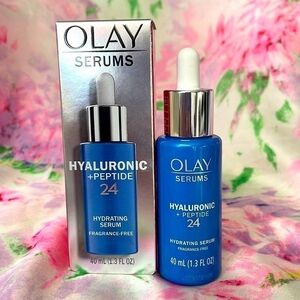 Brand New Olay Hyaluronic + Peptide 24 Hydrating Serum 1.3 fl oz